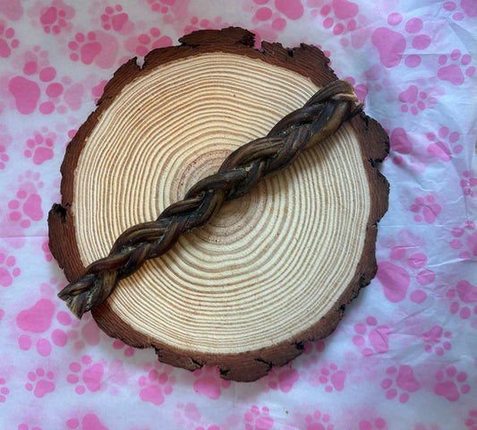 24cm Braided Beef Pizzles