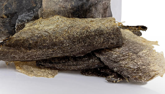 Fish skin piece